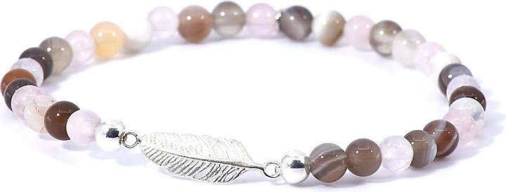 Actual product image Balibay Amani (18 cm, Rose quartz, 925 Sterling silver, Gemstone, Agate)
