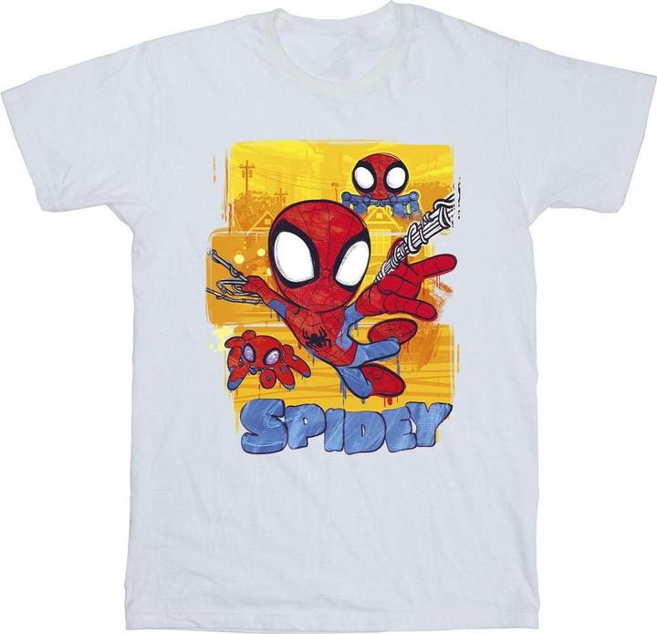 Actual product image Boys Spidey And His Amazing Friends Flying T-Shirt (104)