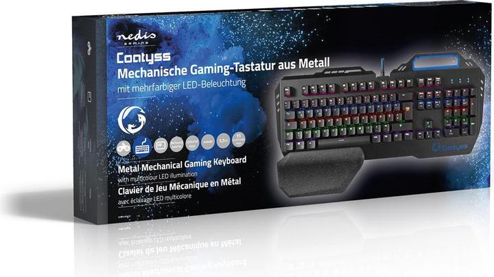 Produktbild Nedis Gaming Tastatur (DE, Kabelgebunden)