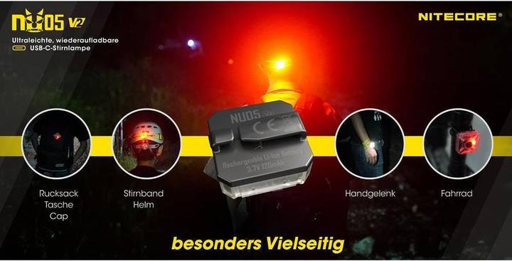 Immagine prodotto Nitecore NU05 V2 (40 lm)