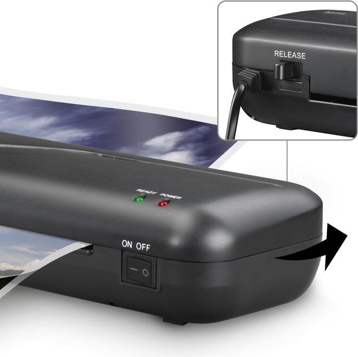 Actual product image Hama Laminator Basic 4in1 Set DIN A4/230 (80 - 125 µm, A4)