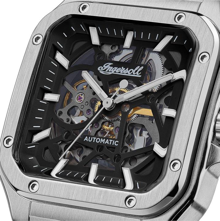 Immagine prodotto Ingersoll 1892 Herrenuhr THE OLLIE (Orologio da polso analogico, Orologio scheletrato, 42 mm)