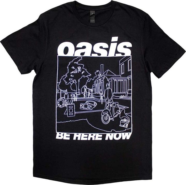 Oasis Be Here Now Line Drawing