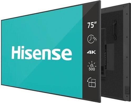 Image du produit Hisense Écran de signalisation 75DM66D 75", 24/7, UHD, 500cd/m², 25% Haze (3840 x 2160 pixels, 75")