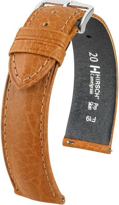Produktbild Hirsch Camelgrain (20 mm, Kalb, Galaxy Watch 5 (44mm), Galaxy Watch 5 Pro, Galaxy Watch 6, Galaxy Watch 6 Pro, Huawei Watch GT 3 Pro (43mm), Polar Unite, Garmin vívoactive 5, Garmin Forerunner 55, Galaxy watch 4 (40mm), Galaxy watch 4 (44mm))