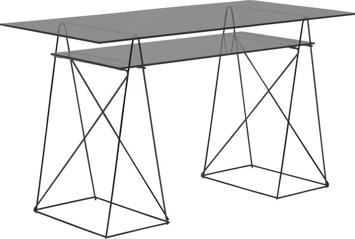 Immagine prodotto Kare Design Tavolo Polar Nero 8mm ESG 135x65cm