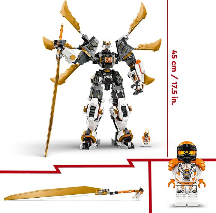 Actual product image LEGO 71821 Cole's titanium dragon mech (71821, LEGO Ninjago)