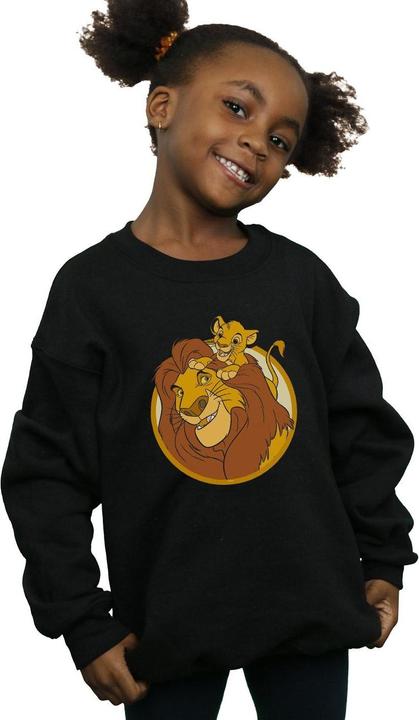 Actual product image Disney Girls The Lion King Mufasa And Simba Sweatshirt (128)
