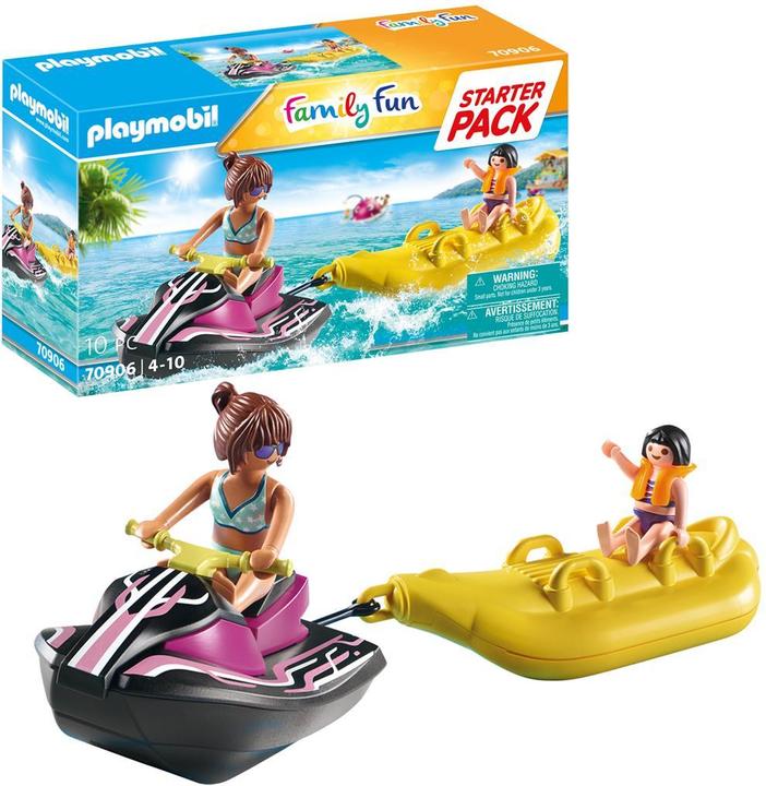 Image du produit Playmobil Set de démarrage scooter des mers avec bateau banane (70906, Playmobil Family Fun)