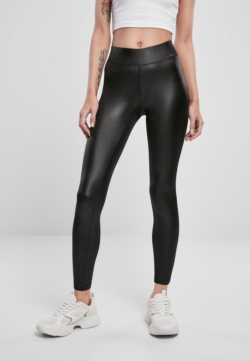 Actual product image Urban Classics Ladies Synthetic Leather Leggings 2-Pack - 15387 (S)