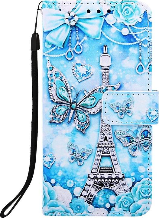 Image du produit Ueli Express iPhone 11 Livre Etui avec porte-carte Glitter Tour Eiffel (Apple iPhone 11)