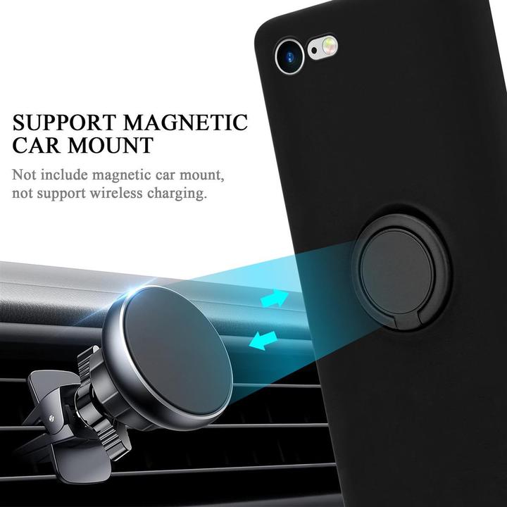 Productafbeelding Cadorabo TPU Vloeibare Ring Silicone Hoesje (Apple iPhone 7, Apple iPhone SE (2e generatie))