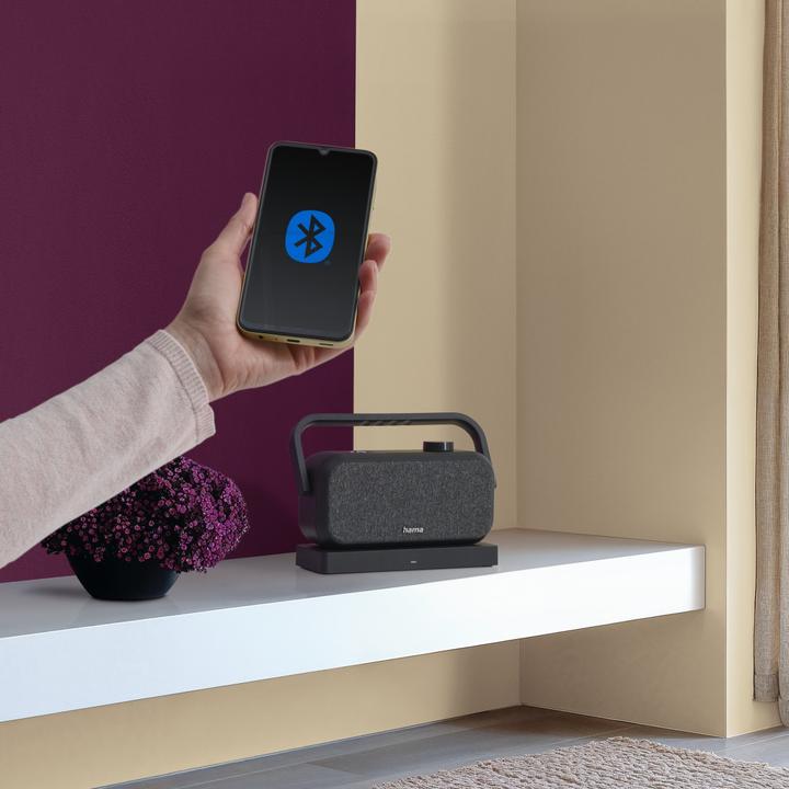 Produktbild Hama Lautsprecher für Fernseher, 2,4-GHz-Station + Bluetooth®, tragbar, stereo (18 h, Stromversorgung über USB)