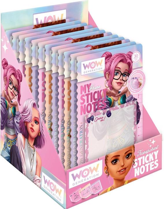 Produktbild Magni WOW GENERATION Haftnotizen transparent