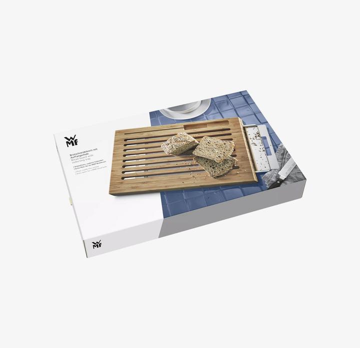 Immagine prodotto WMF Tagliere per pane con raccoglibriciole Bambù a forma di griglia e adatto alle lame