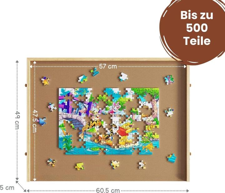 Immagine prodotto Hermex Tavola di puzzle con estrazioni Tavola di puzzle Base di puzzle (500 pezzi)