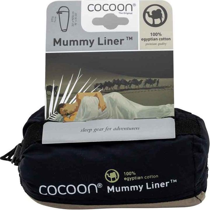 Actual product image Cocoon MummyLiner Inlet Egyptian Cotton (241 cm)