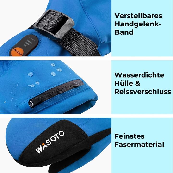 Actual product image Kiwikā Kids heated gloves (S)