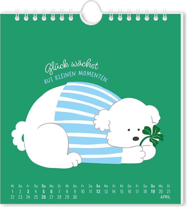 Produktbild Postkartenkalender 2026 Herzensjahr (16 x 17 cm, Harter Einband, Deutsch)