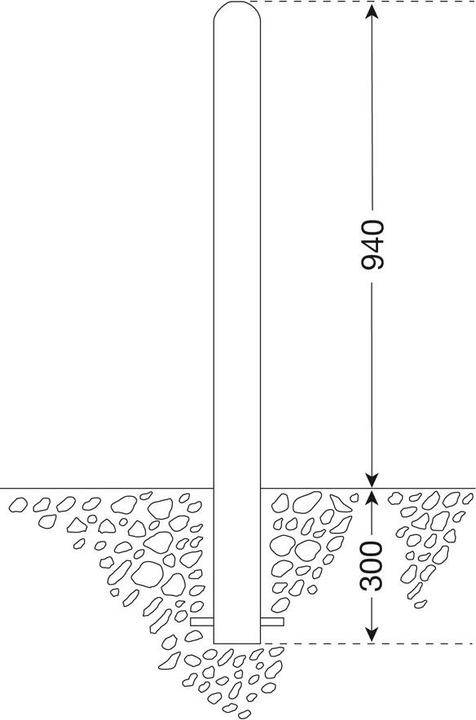 Actual product image kaiserkraft City bollard
