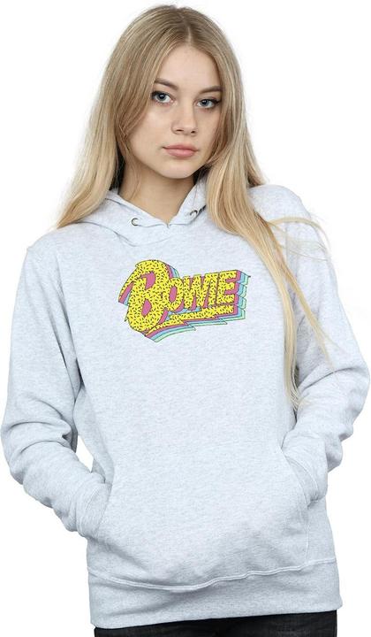 Produktbild David Bowie Moonlight 90s Logo Kapuzenpullover (XL)