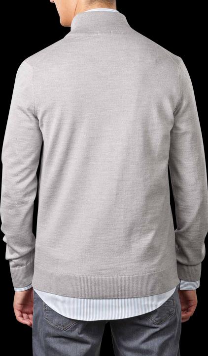Actual product image Joop! Knit Davis Zip Cardigan Silver (XXL)