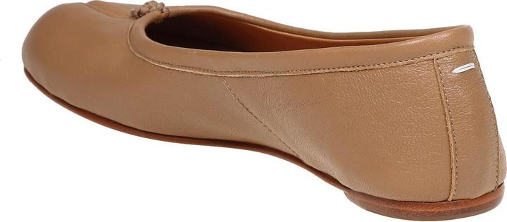 Actual product image Maison Martin Margiela Maison margiela tabi ballerina in camel color leather (38)