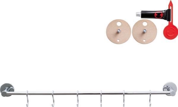 Image du produit tesa LOXX Barre à crochets avec solution adhésive sans perçage