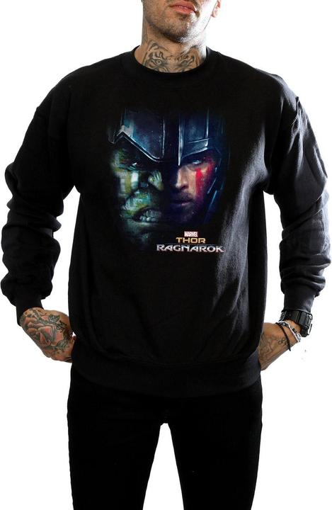 Image du produit - Sweat THOR RAGNAROK HULK SPLIT FACE - Homme (M)
