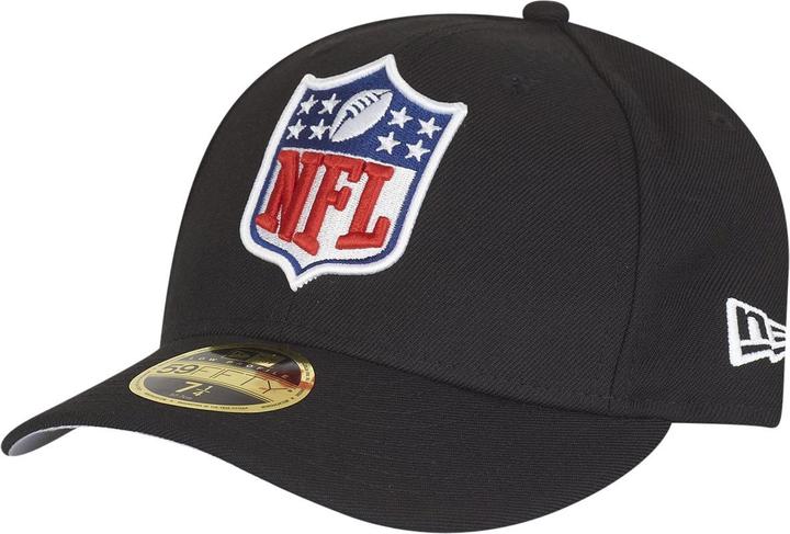 Produktbild New Era 59Fifty LOW PROFILE Cap - NFL Shield schwarz - 7 1/4 (7 1/4)