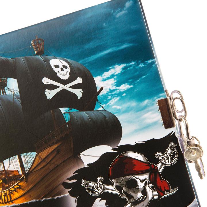 Produktbild Goldbuch Tagebuch Piraten (17 x 17 cm, Harter Einband)