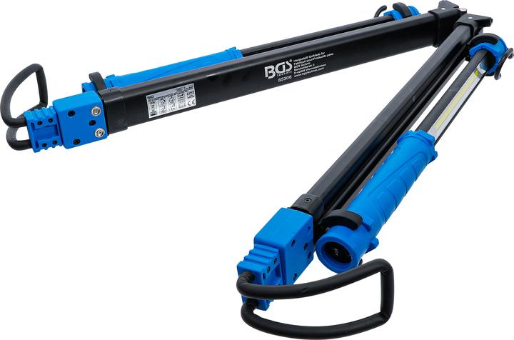 Actual product image BGS COB LED Bonnet Lamp with Battery and Telescopic Bar 2 COB-LED-Handheld Work Lamps (1500 lm)