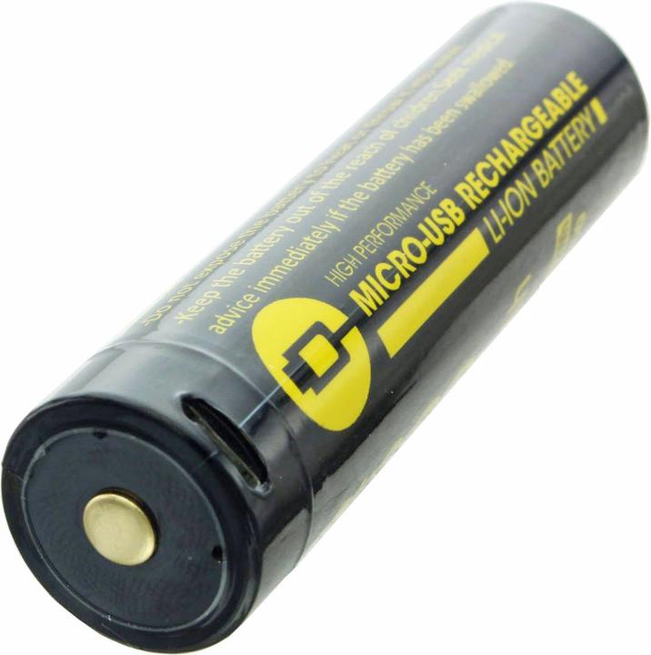 Actual product image AccuCell Battery 21700, with USB charging port for recharging (1 pcs., 21700, 4000 mAh)