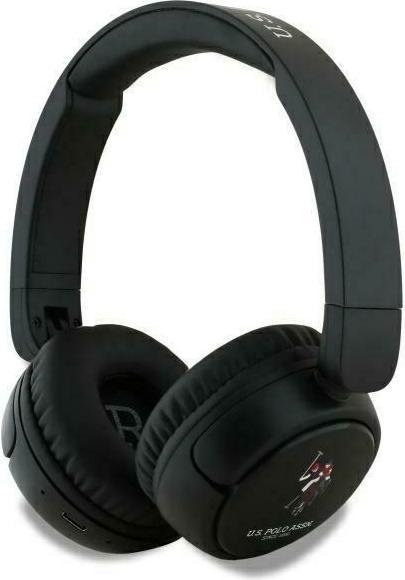 Produktbild U.S. Polo US Polo Bluetooth Headphones USHPV6PUNK Black/Black DH Color Logo (30 h, Kabellos)