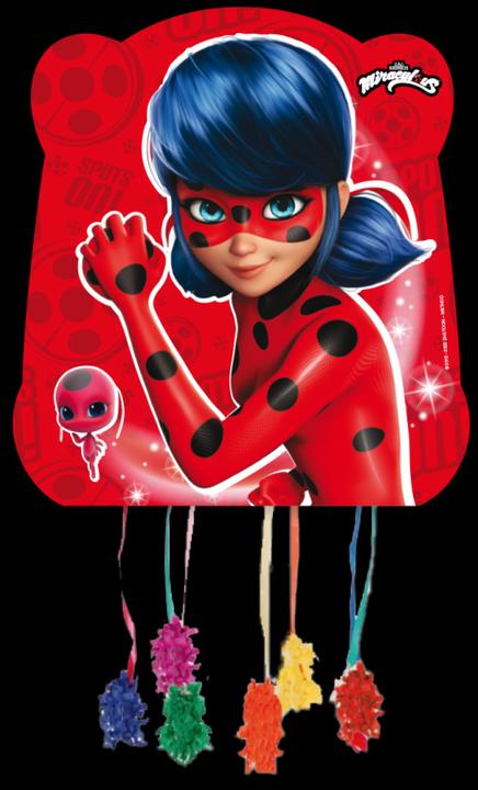 Actual product image Been Smile Miraculous / Ladybug Pinata