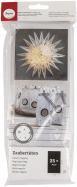 Produktbild Rayher Papier-Faltenbeutel m. Sternchen, silber, 25 Stü (Geschenkpapier, 25 x)