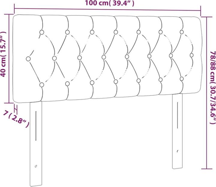 Immagine prodotto VidaXL Fran (100 x 7 x 88 cm)