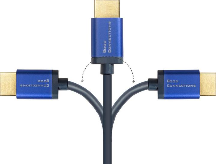 Immagine prodotto Good Connections GC 4521-SF015B HDMI A pz > pz flex 8Ka60 Hz 1,5m blu (1.50 m, HDMI)