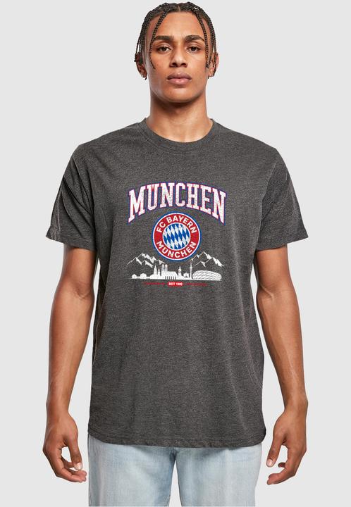 Produktbild FC Bayern München FC Bayern Skyline grey T-Shirt Round Neck - 115513 (XXL)