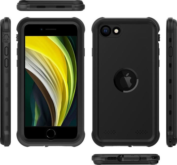 Image du produit Redpepper iPhone SE / 8 / 7 Housse étanche noire (Apple iPhone SE (2ème génération), Apple iPhone SE (3ème génération), Apple iPhone 8, Apple iPhone 7)