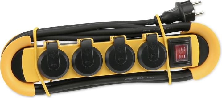 Produktbild Philips SPN5140YB/39 Aussensteckdose - Mehrfachsteckdose für den Aussenbereich (4 x, CEE 7/3, 3 m)