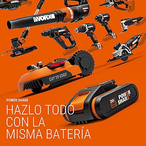 Productafbeelding Worx Accu hogedrukreiniger 20V WG620E.2 (Oplaadbare batterij)