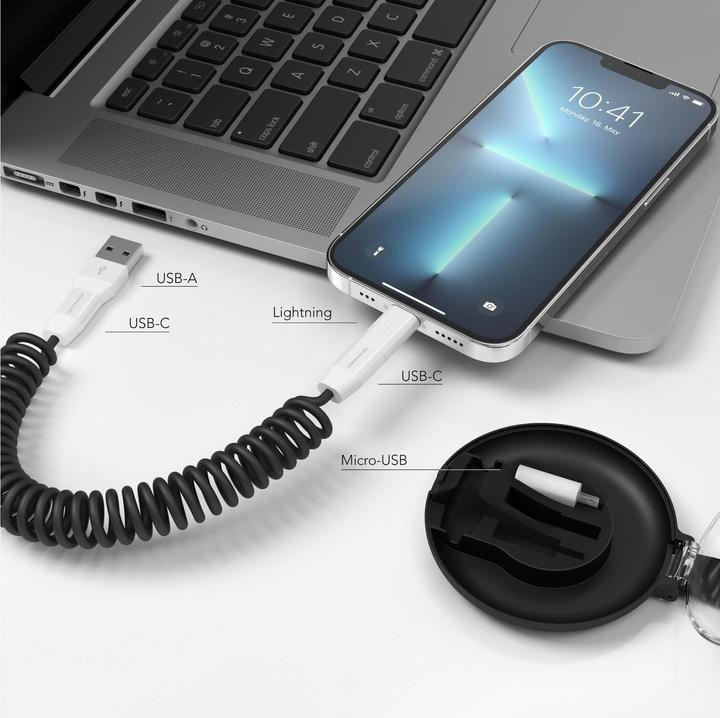 Immagine prodotto Vonmählen All-in-One Charging Cable Allroundo C (0.75 m, USB 2.0)