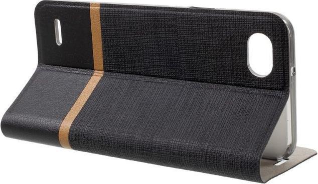 Produktbild MU Classic Leder Hülle mit eingenähtem Stahlblatt (LG Q6, LG Q6+)