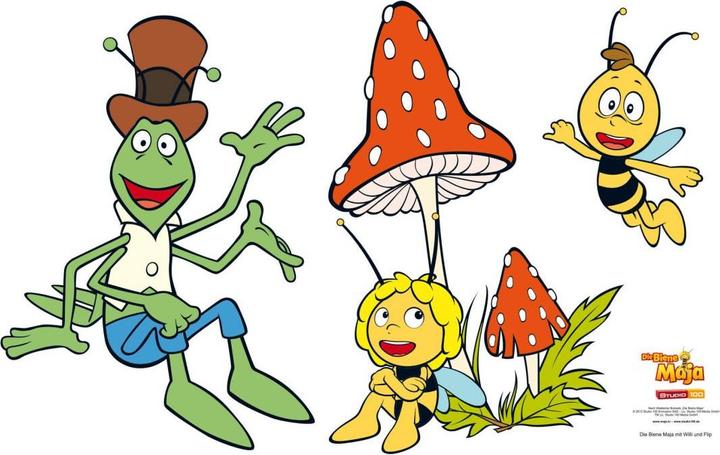Produktbild Biene Maja Die mit Willi und Flip (140 x 88 cm)