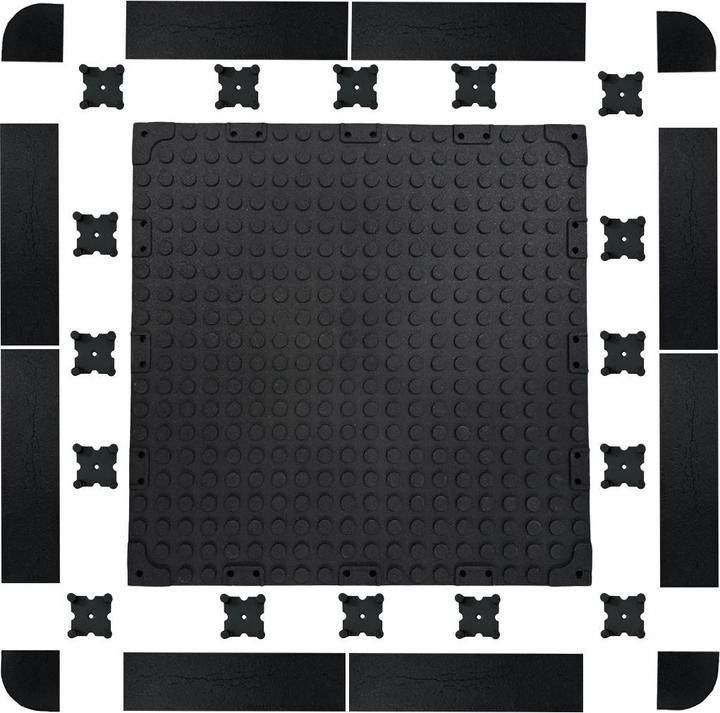 Produktbild Gladiatorfit Gummiboden 100x100x2 cm für Innen- und Aussenbereiche (2 cm)