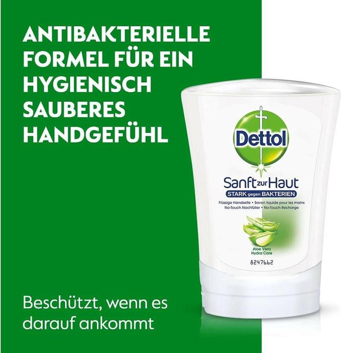 Image du produit Dettol Recharge No Touch Aloe Vera (Savon liquide, Recharges, 250 ml)