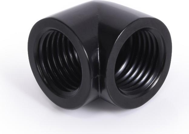 Produktbild Alphacool Eiszapfen Adapter 90 Grad G1/4 Zoll IG auf G1/4 Zoll IG
