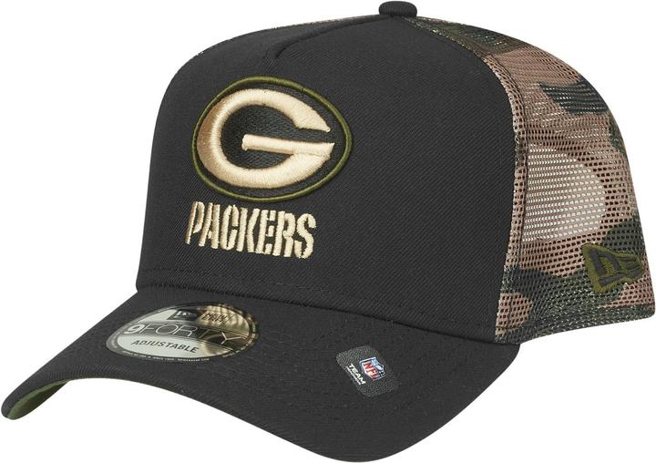 New Era Snapback Trucker Cap - Green Bay Packers wood camo (One Size)