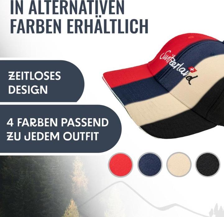 Actual product image TopSpirit Cap Switzerland (One size)
